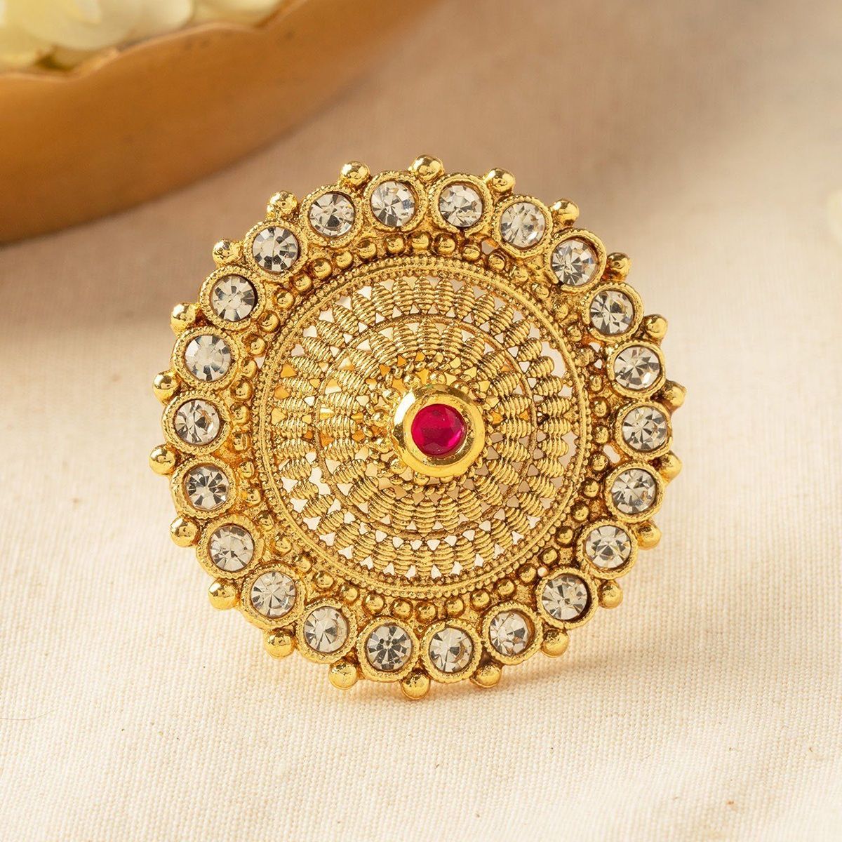 2 mm Round Hand Hammered Wedding Ring in 14k Rose or 14k Yellow Gold -  Elizabeth Scott Jewelry